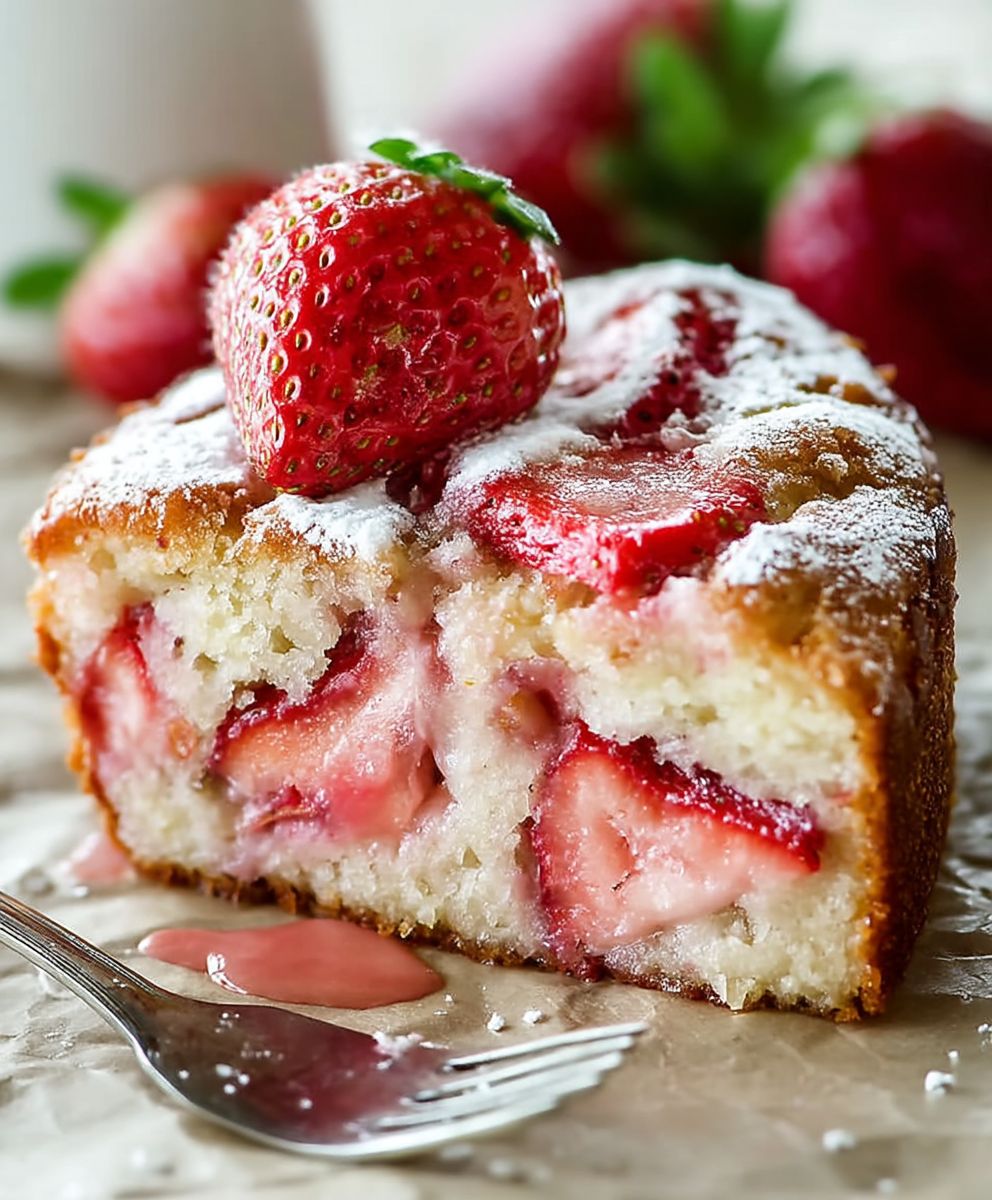 Strawberry Buttermilk Cake