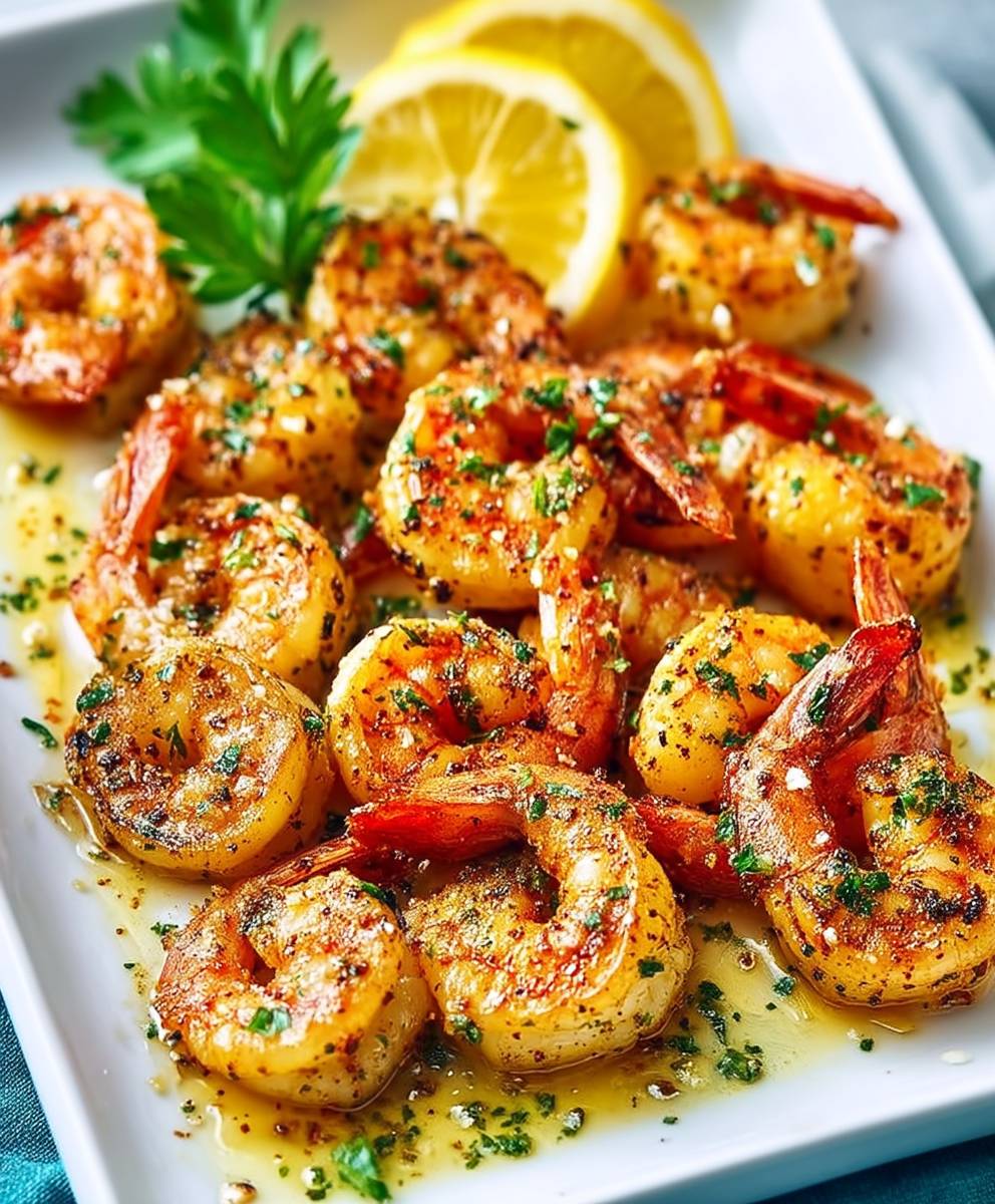 Garlic Lemon Butter Shrimp