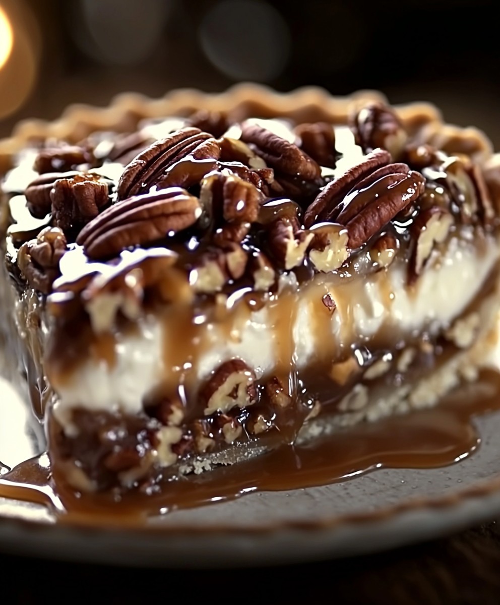 Caramel Pecan Delight Pie