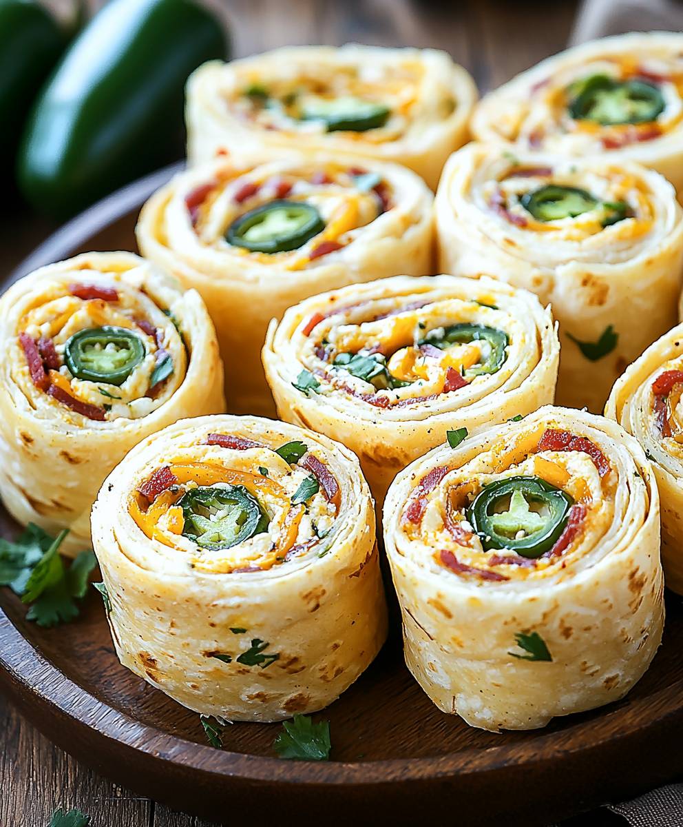 Jalapeno Popper Pinwheels