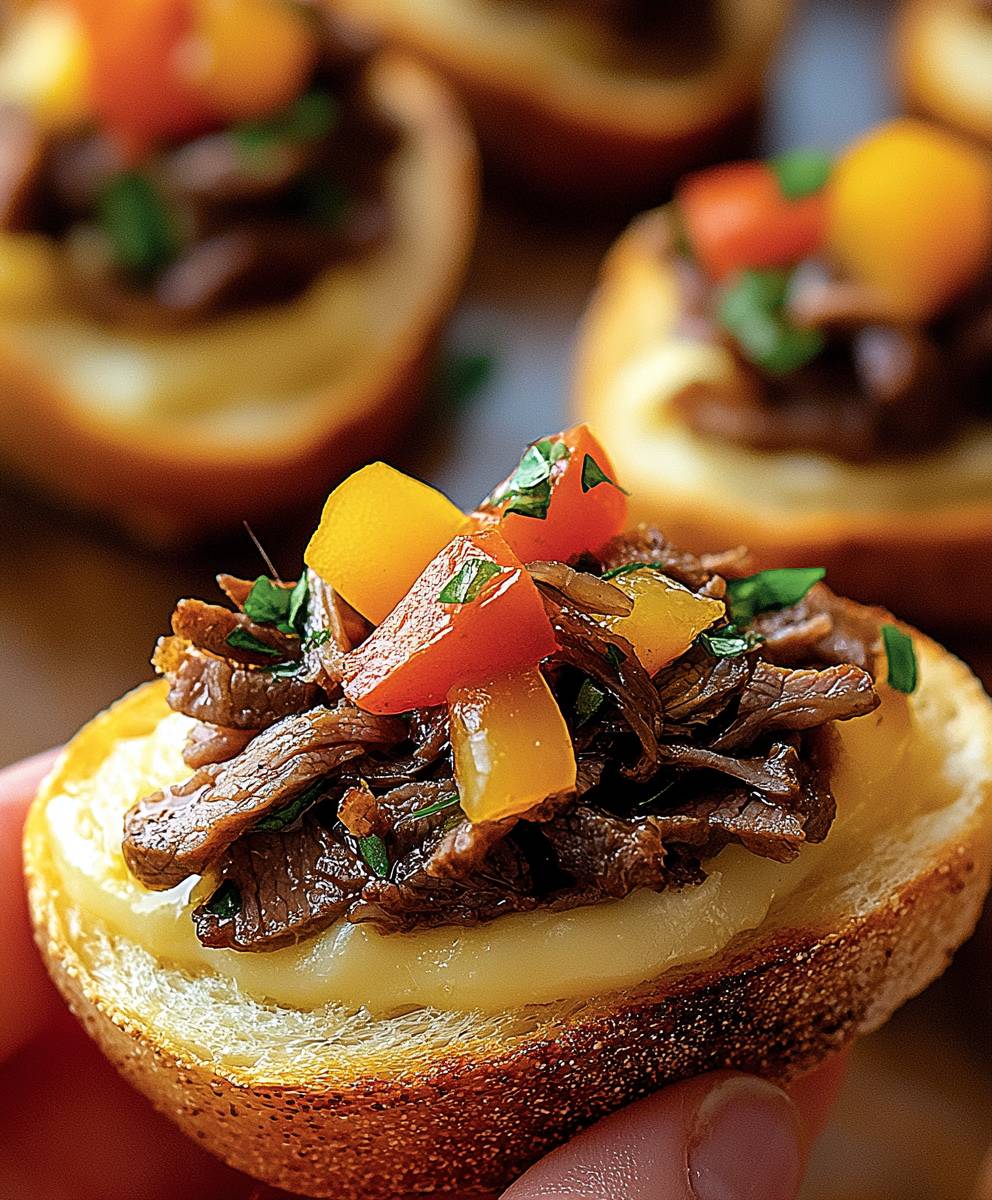 Italian Beef Crostini