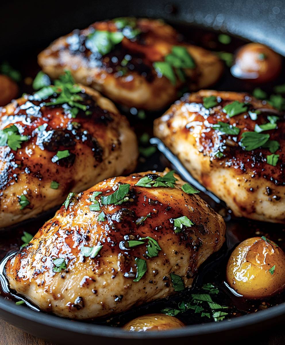 Balsamic Chicken One Pan