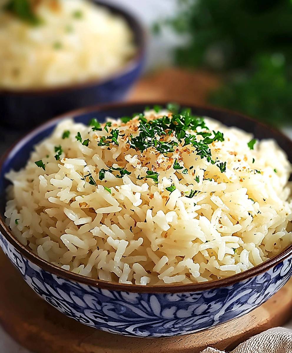 Garlic Parmesan Rice