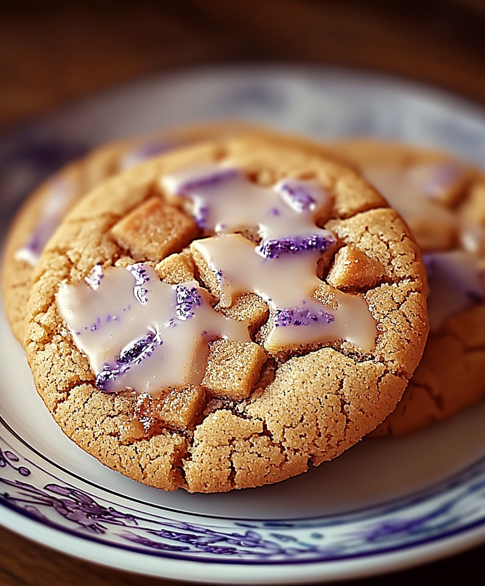 Lavender honey cookies