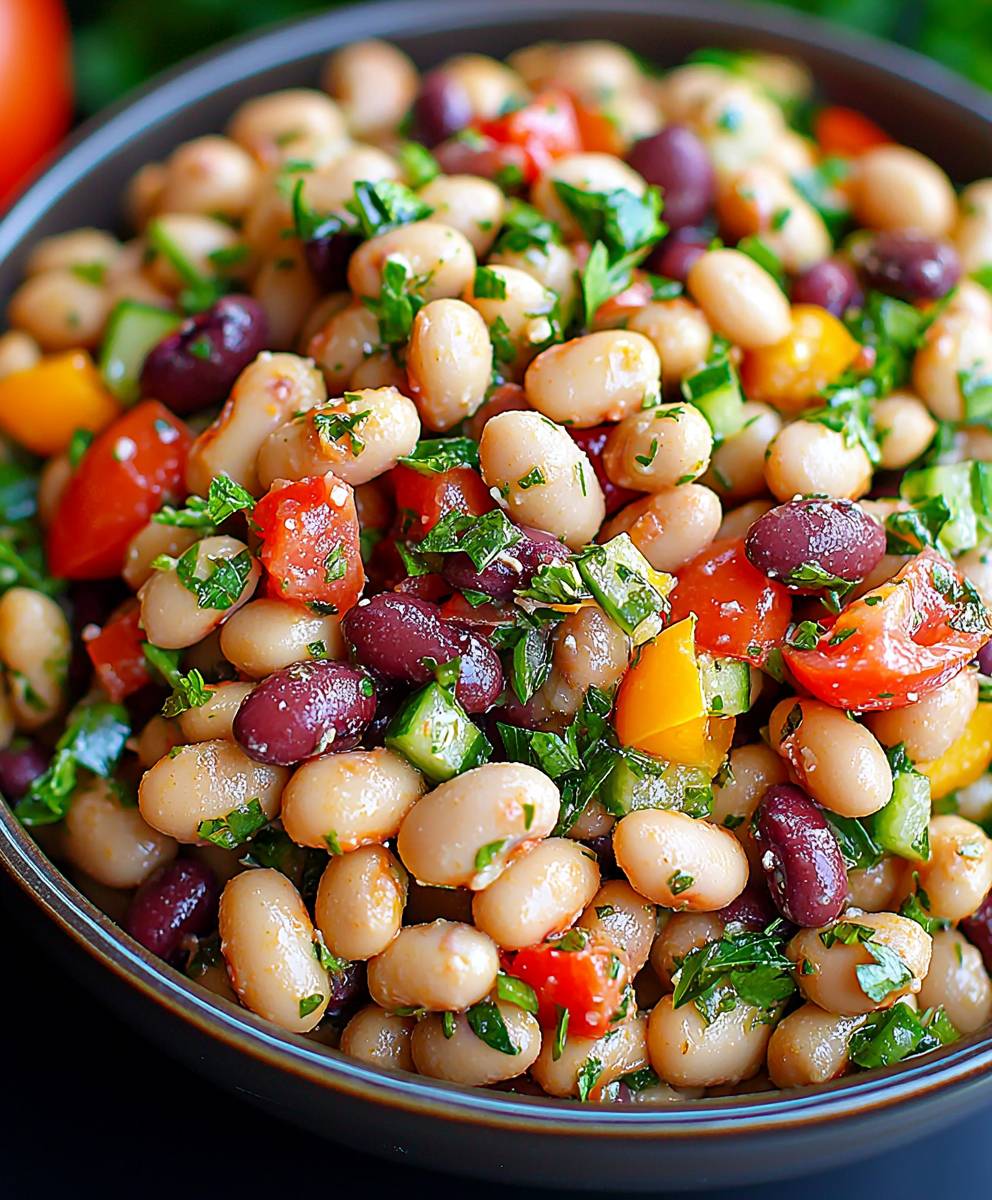 Mediterranean Bean Salad