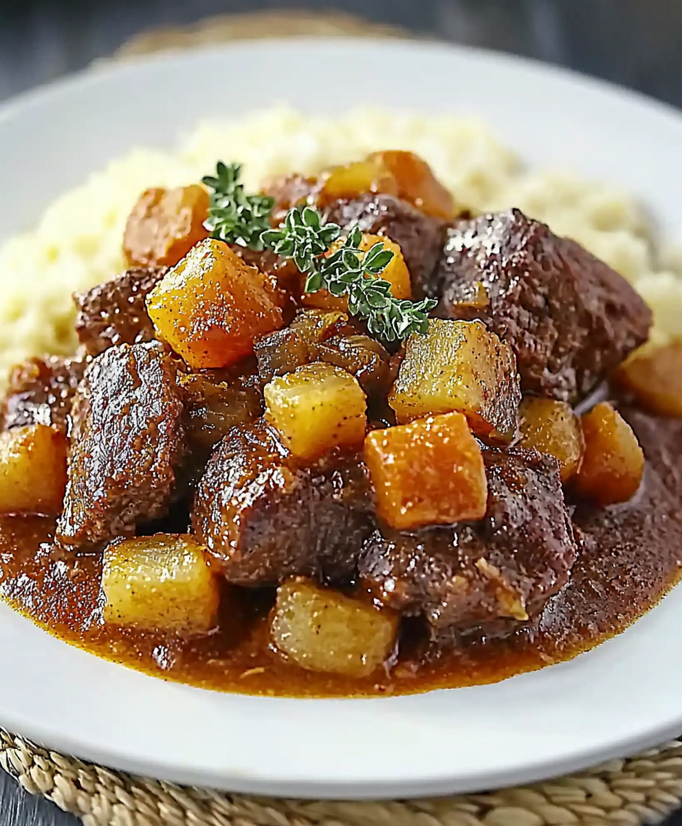 Moroccan Braised Beef