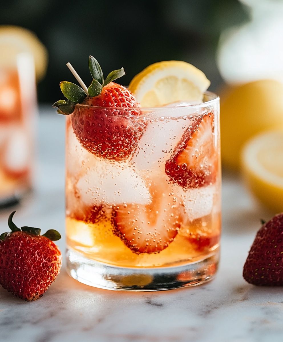 Strawberry Lemonade Spritzer