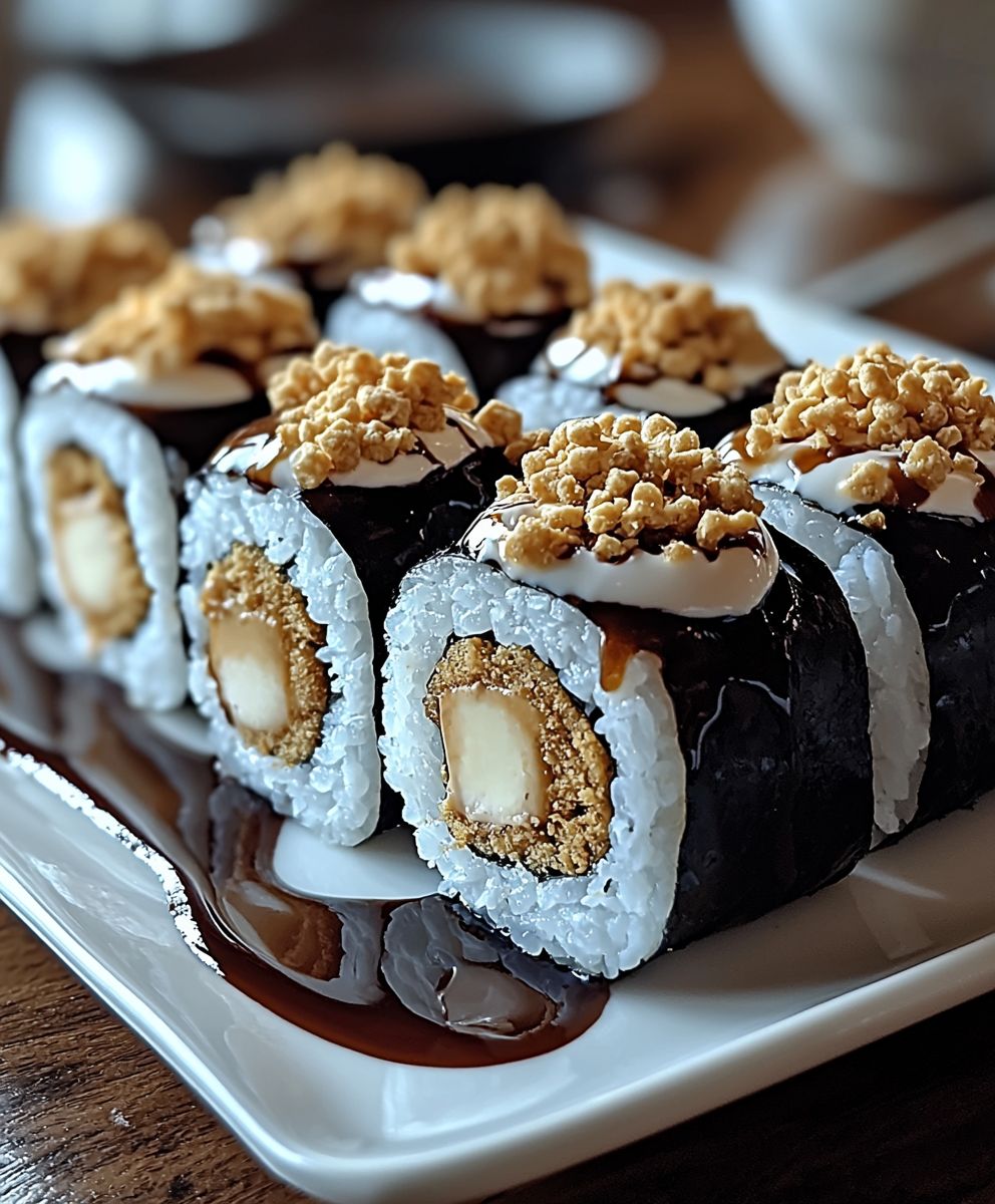 Smores sushi
