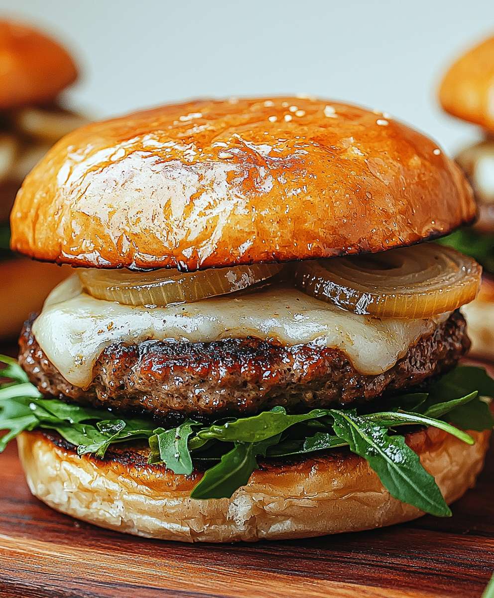 French Onion Burger
