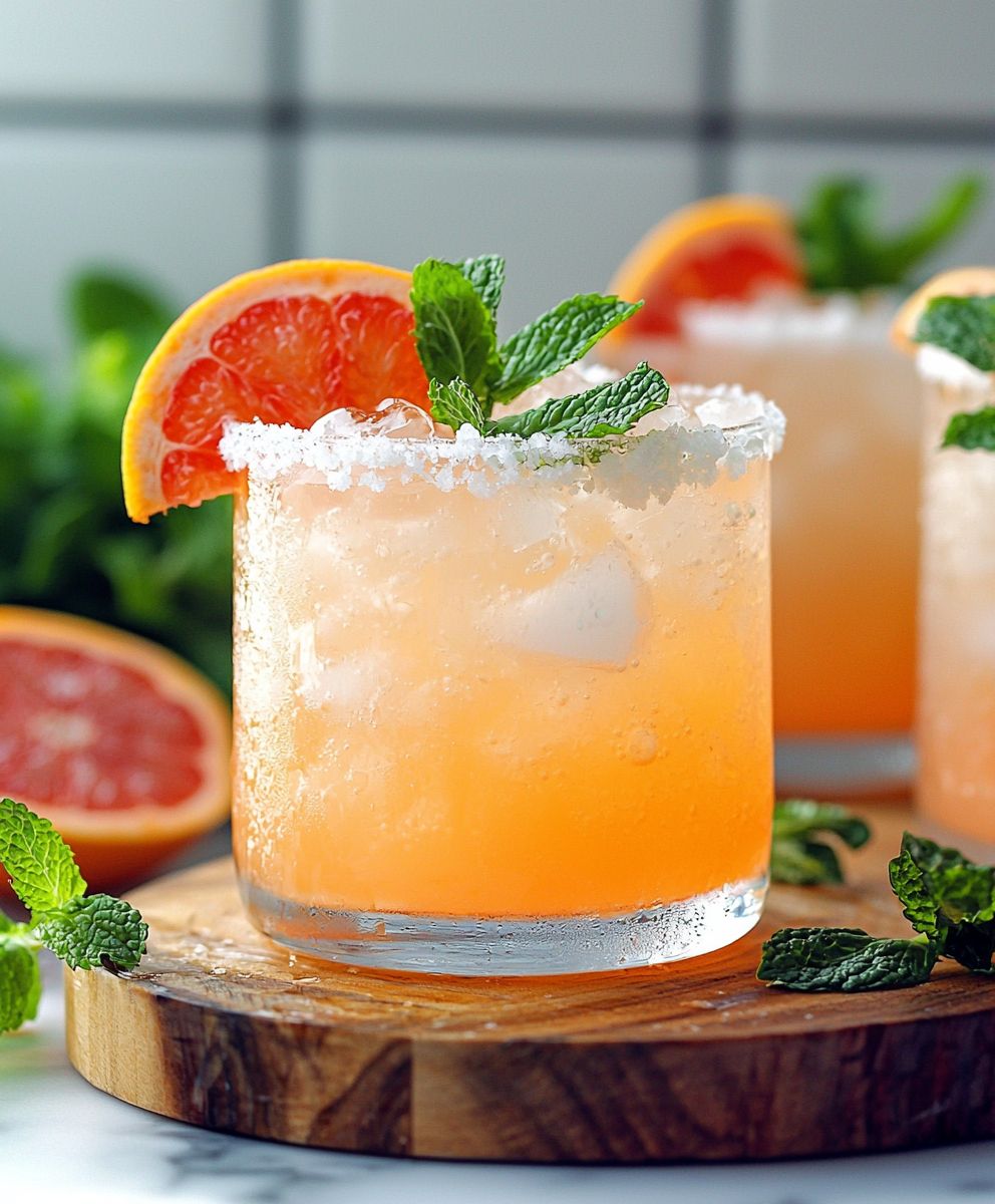 Grapefruit Mint Margarita