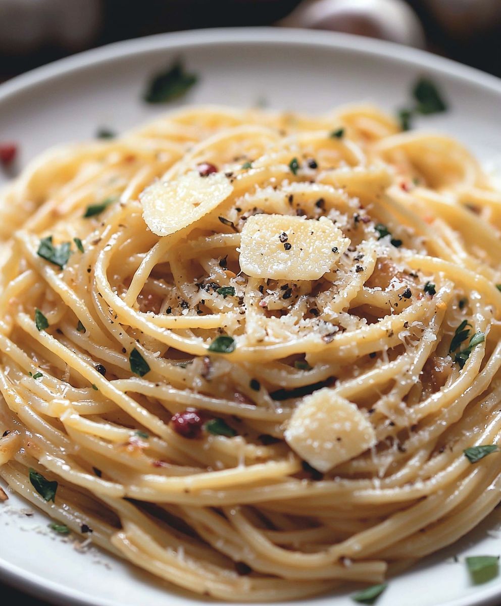 Garlic Parmesan Spaghetti