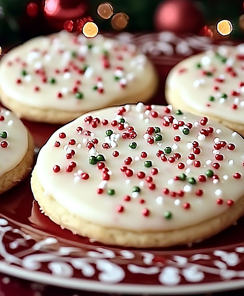 Christmas meltaway cookies