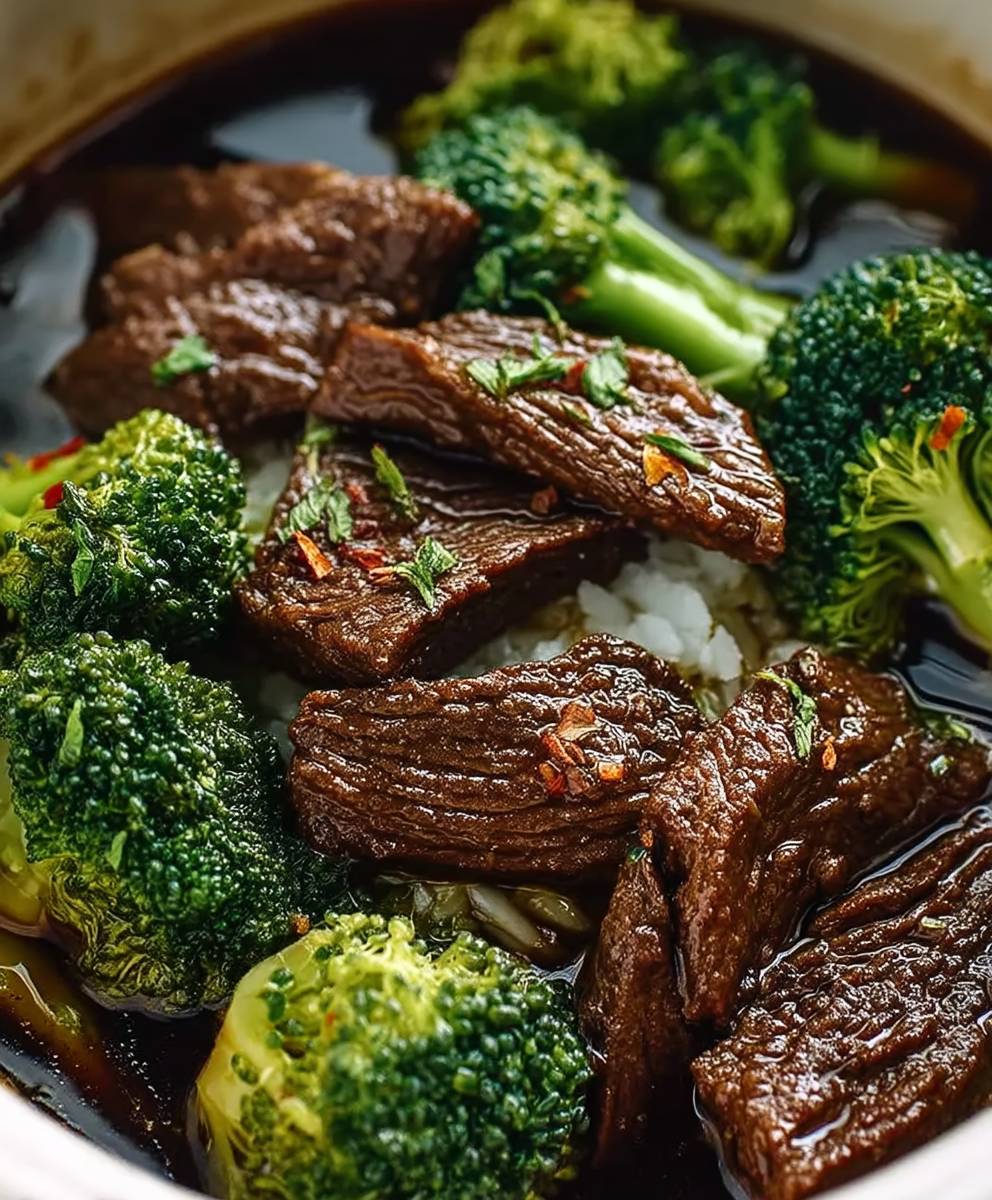Slow Cooker Beef Broccoli