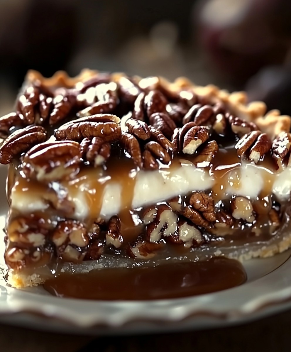 Caramel Pecan Delight Pie