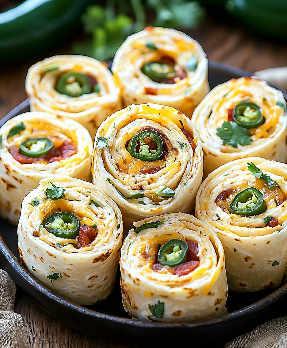 Jalapeno Popper Pinwheels