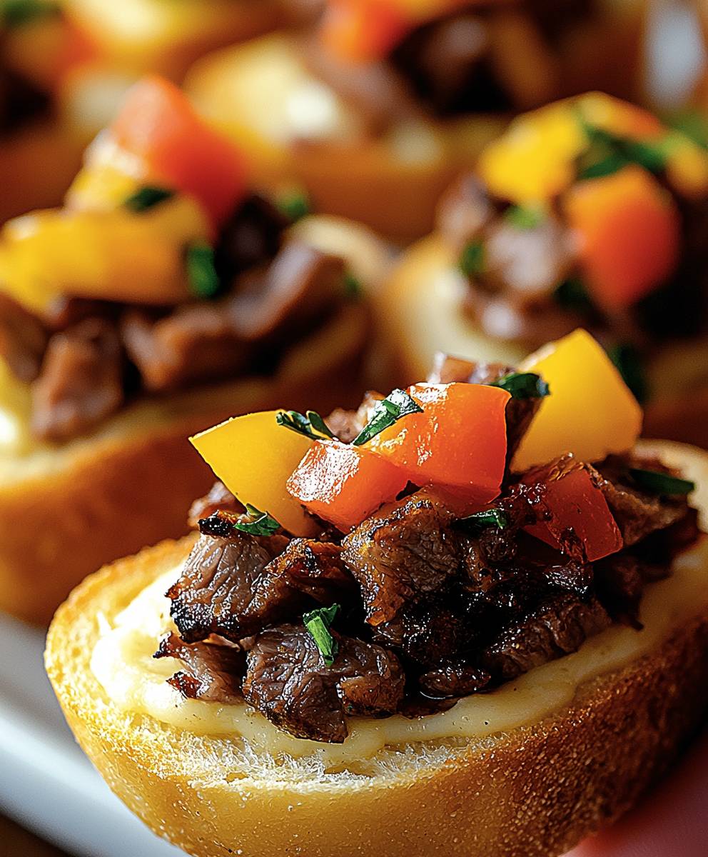 Italian Beef Crostini
