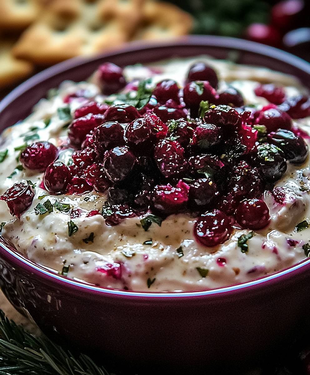 Cranberry Jalapeno Cream Cheese Dip