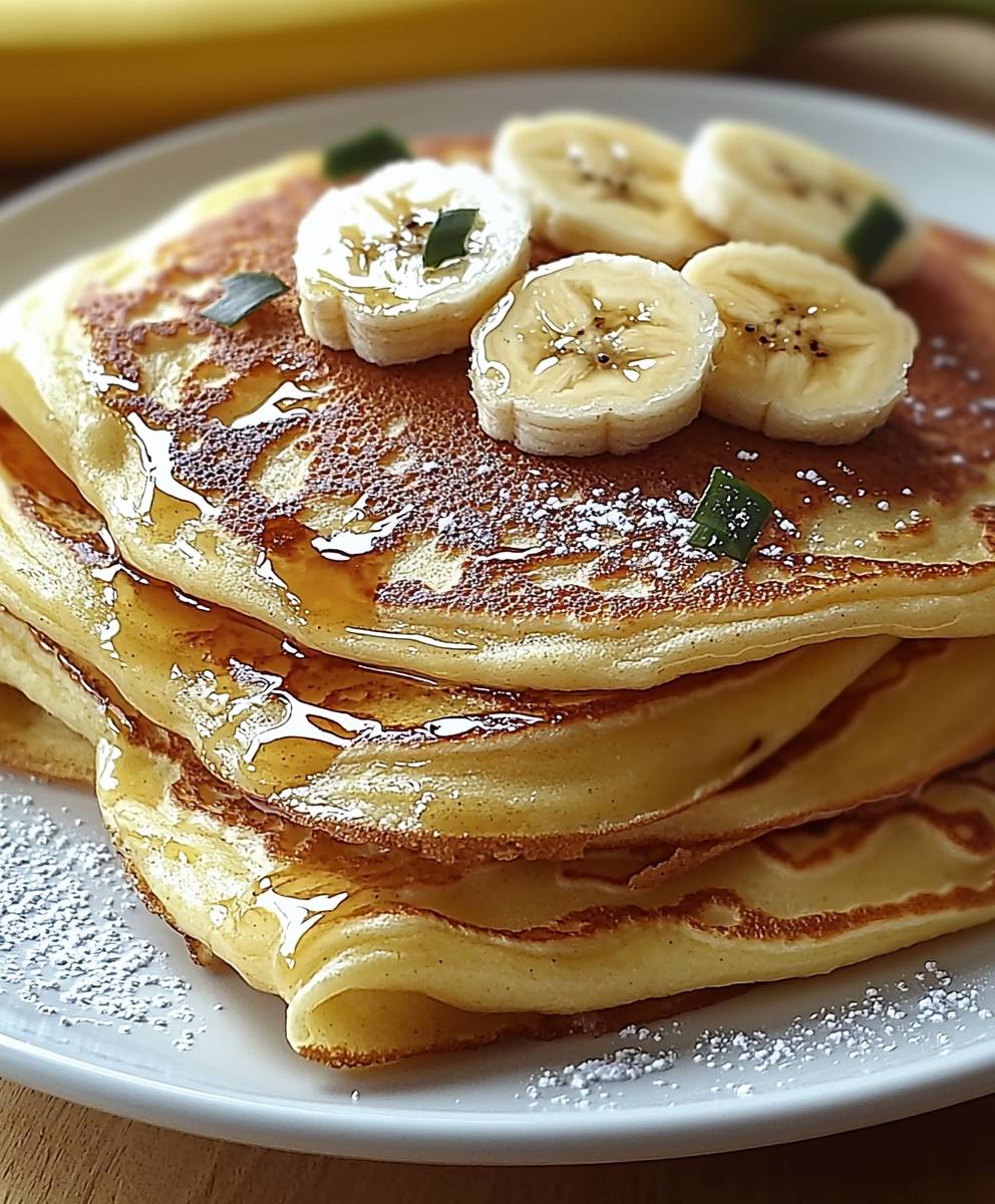 Banana crepes