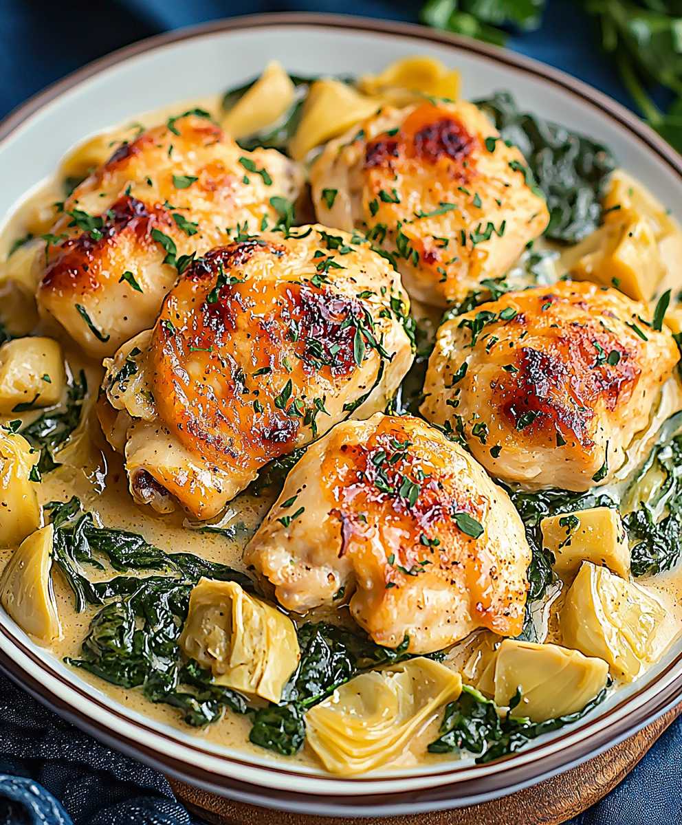 Spinach Artichoke Chicken