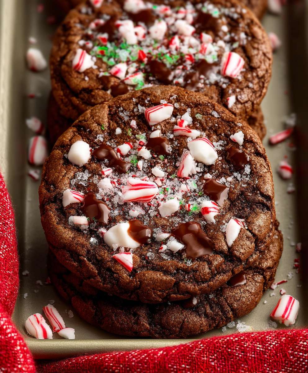 Chocolate Peppermint Cookies
