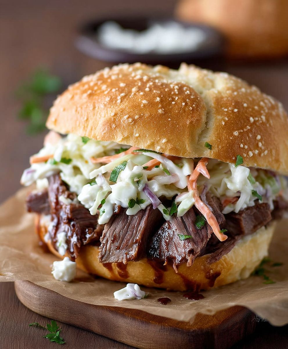 Slow Cooker Beef Sandwiches