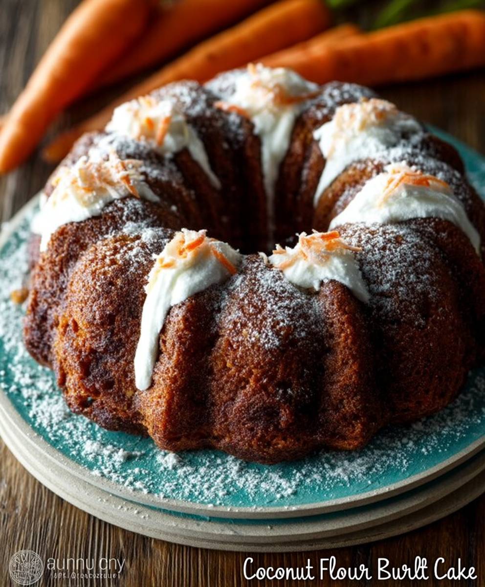 Coconut Flour Carrot Cake