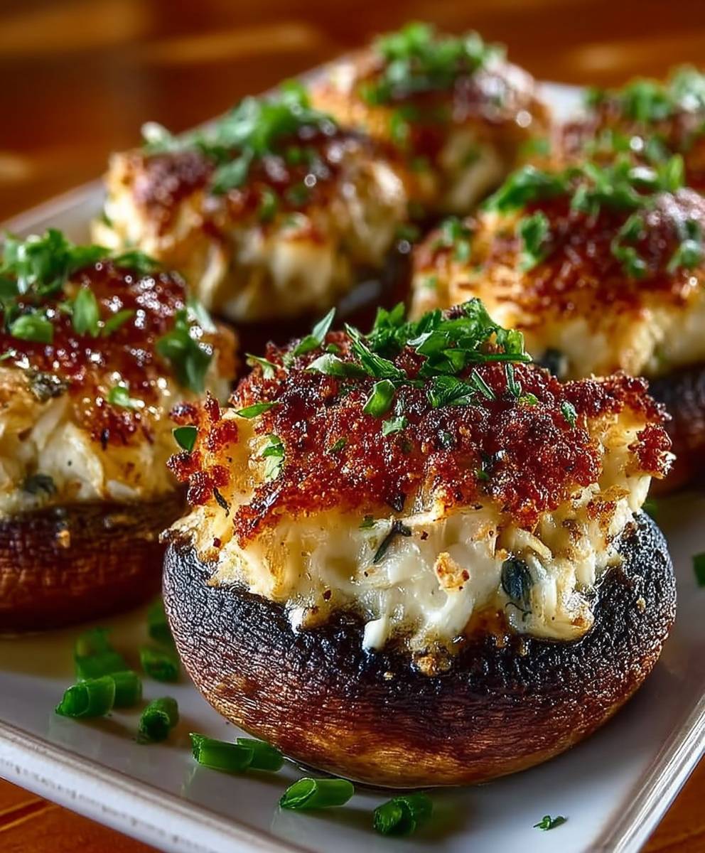 Crab Stuffed Mushrooms