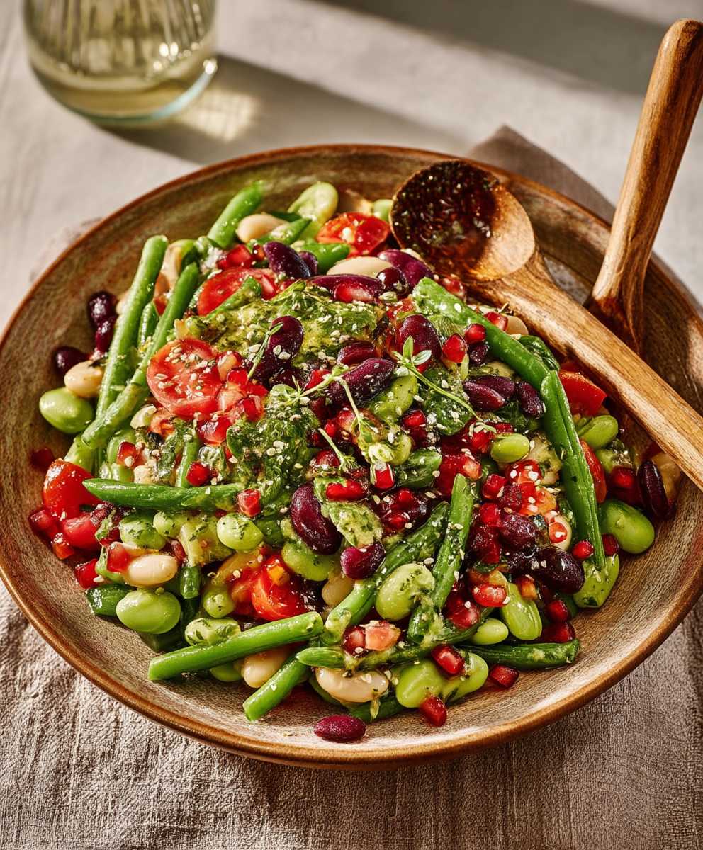 Healthy bean salad