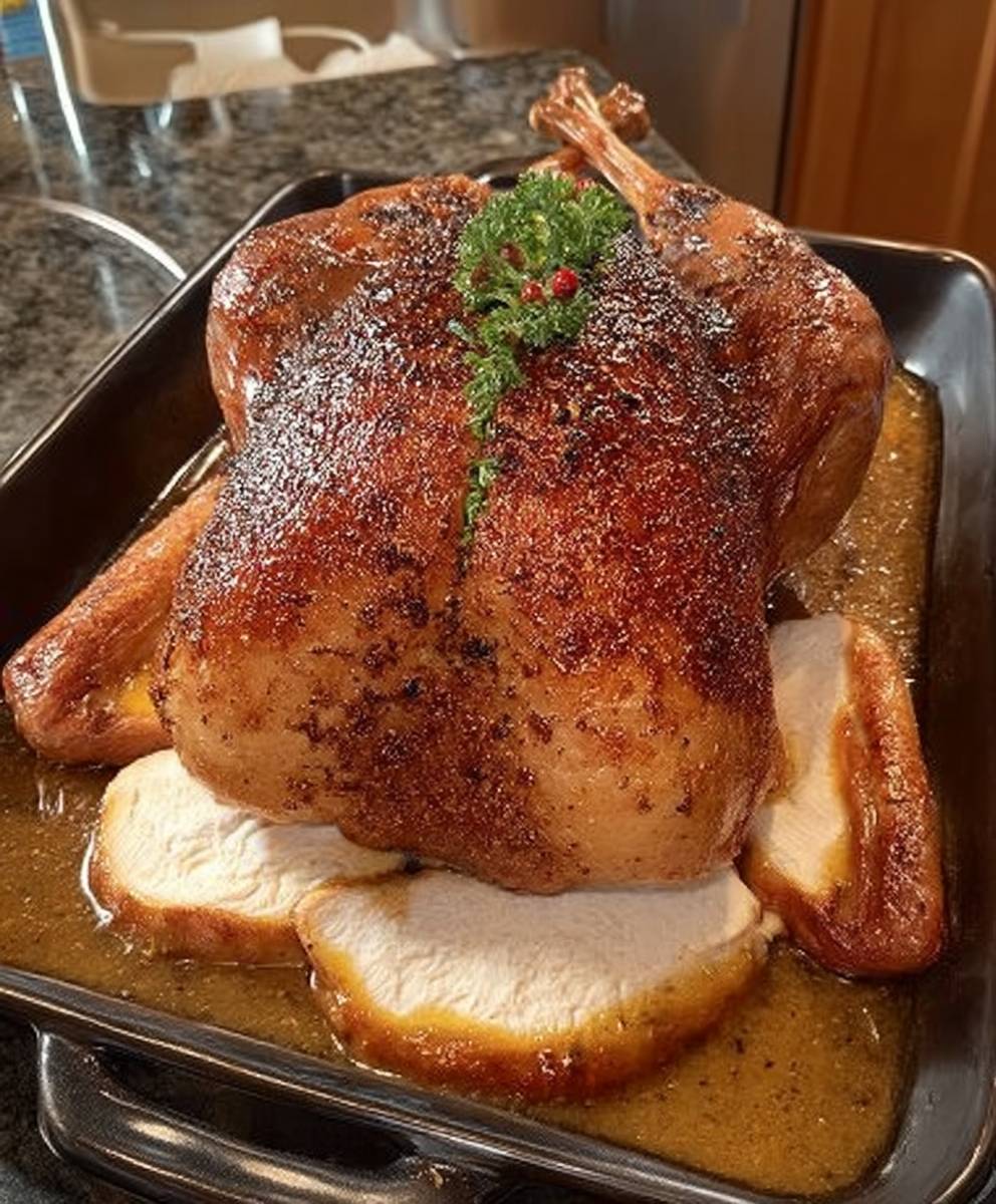 Smoked injected turkey