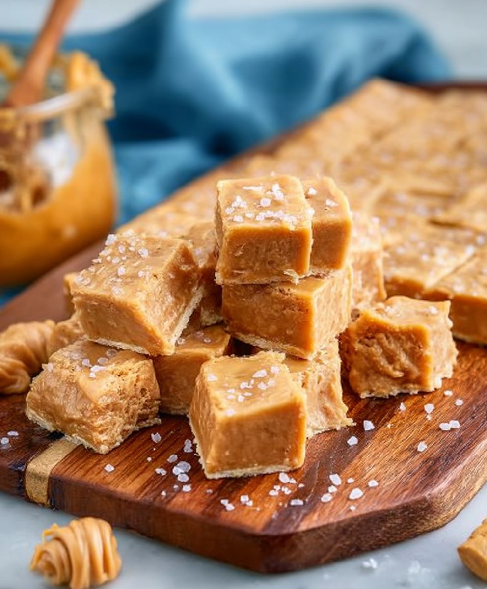 Peanut butter fudge saltines