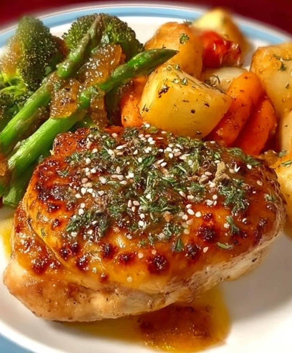 Venetian apricot chicken