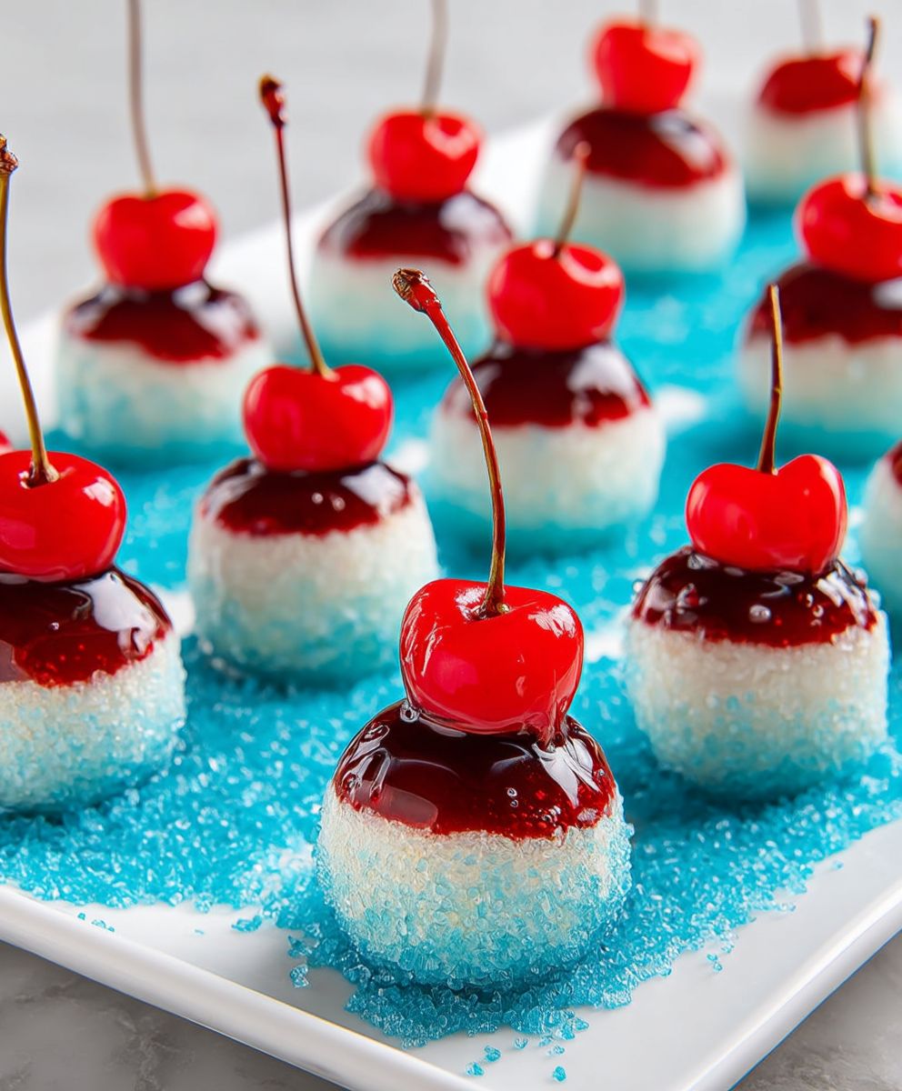Boozy Cherry Bombs