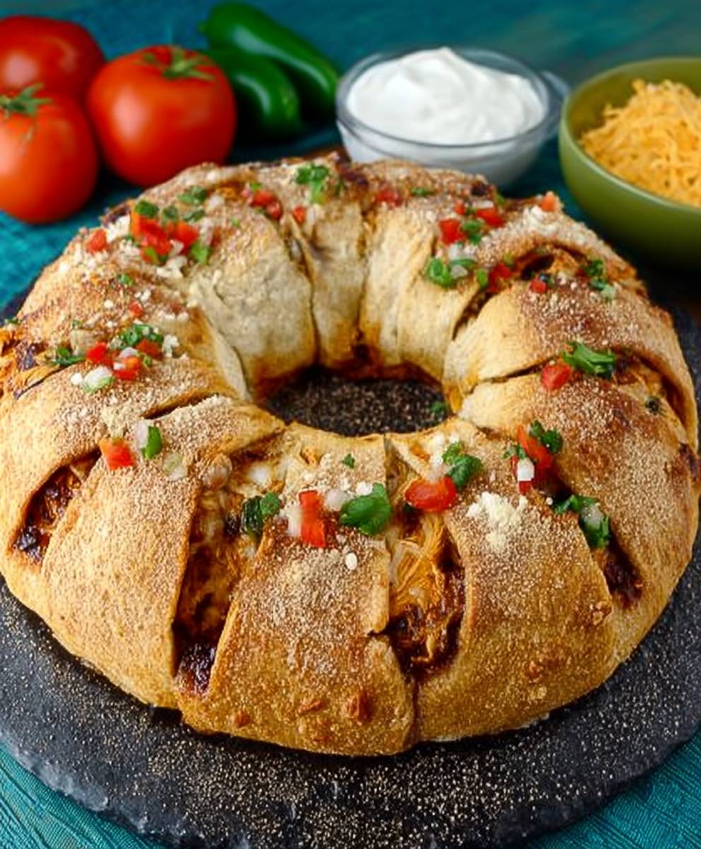Chicken enchilada ring