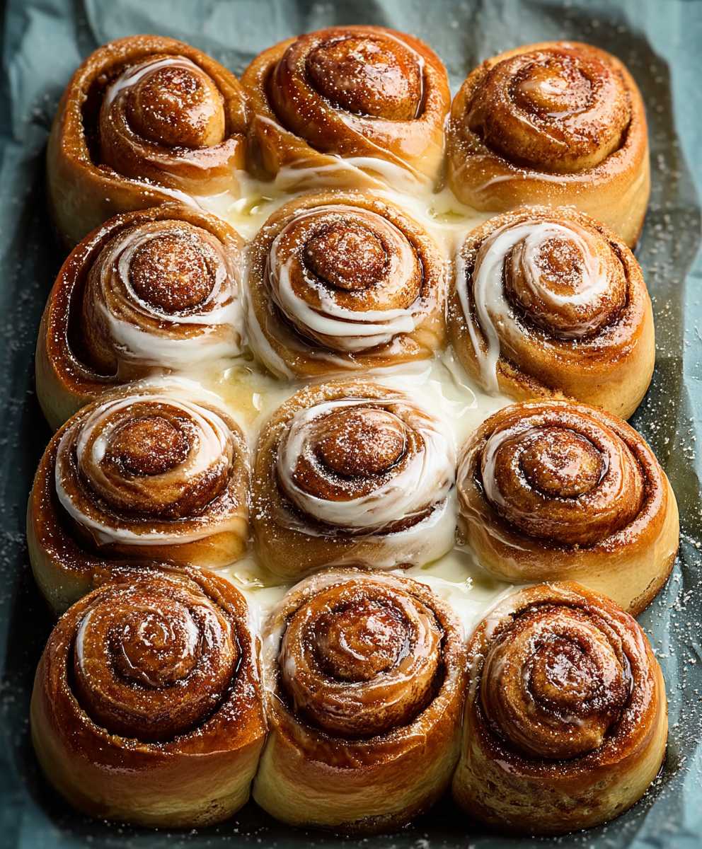 Cinnamon Rolls Honey Mascarpone
