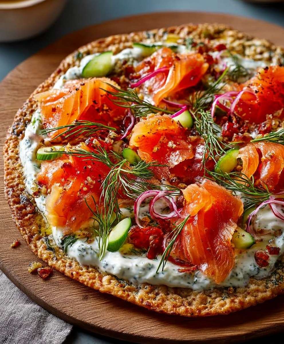 Nordic style pizza