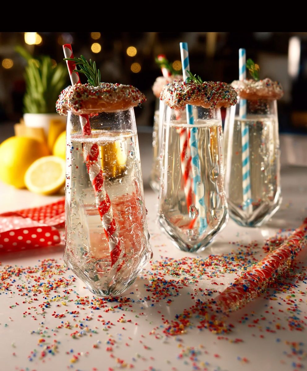 Confetti Champagne Cocktail