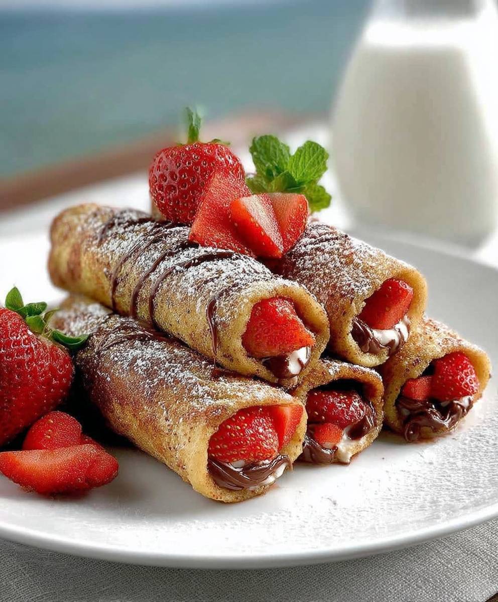 Strawberry Nutella French Toast