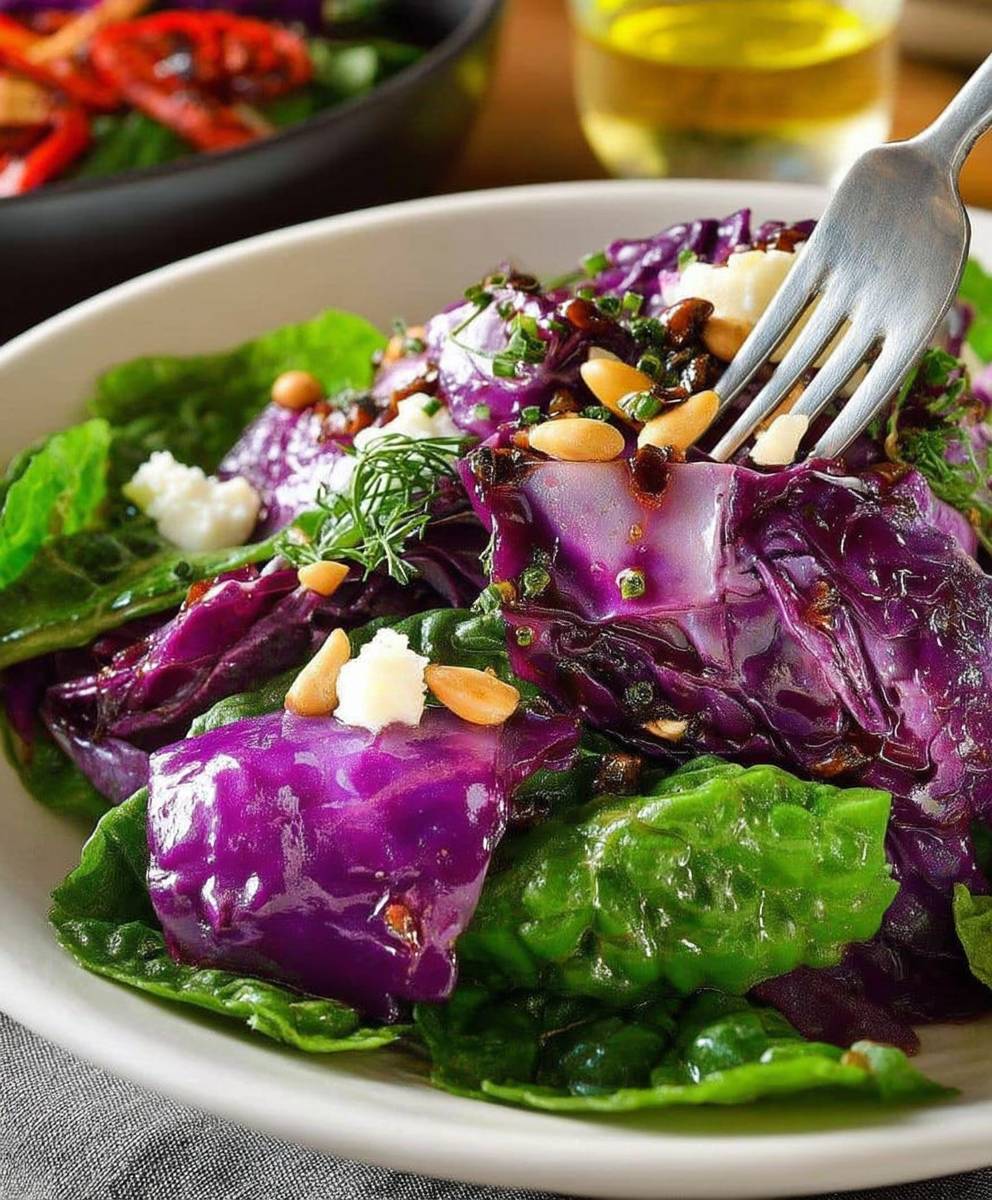 Garlic Butter Red Cabbage