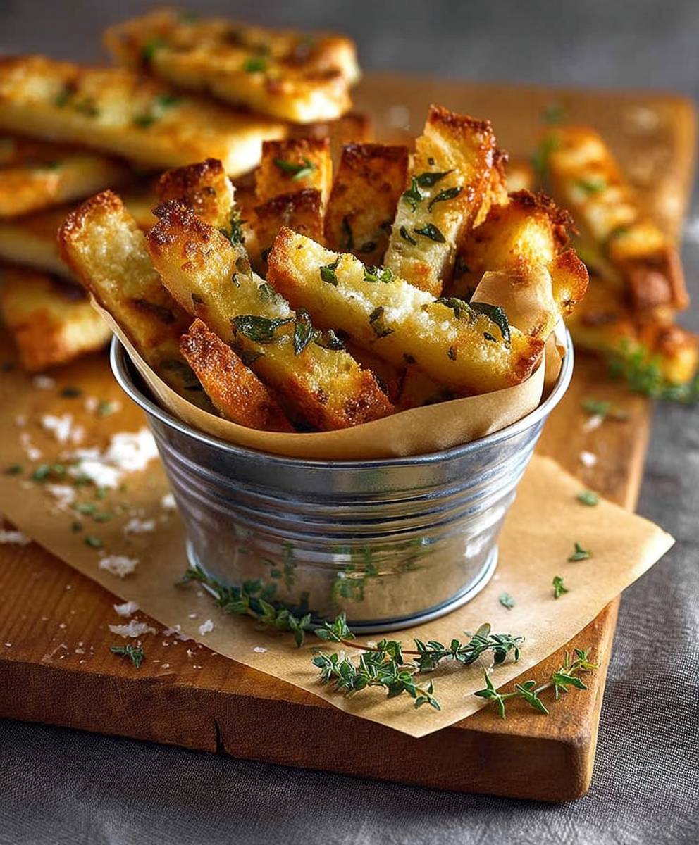 Parmesan Thyme Bread Crust