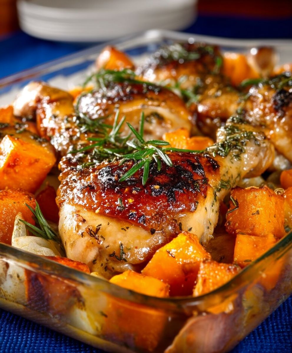 Chicken Drumsticks with Pumpkin