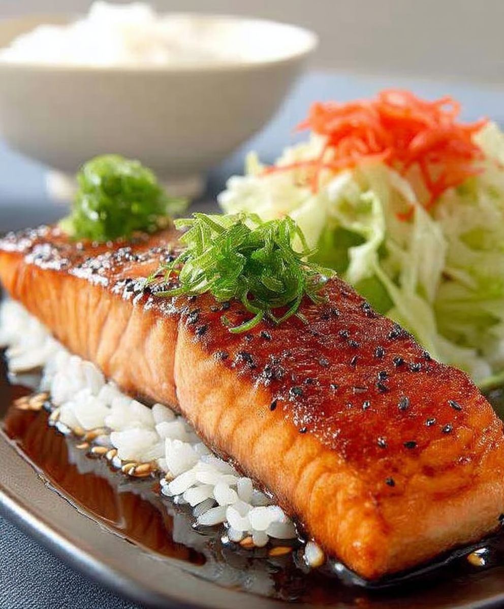 Japanese Salmon Mirin Soy