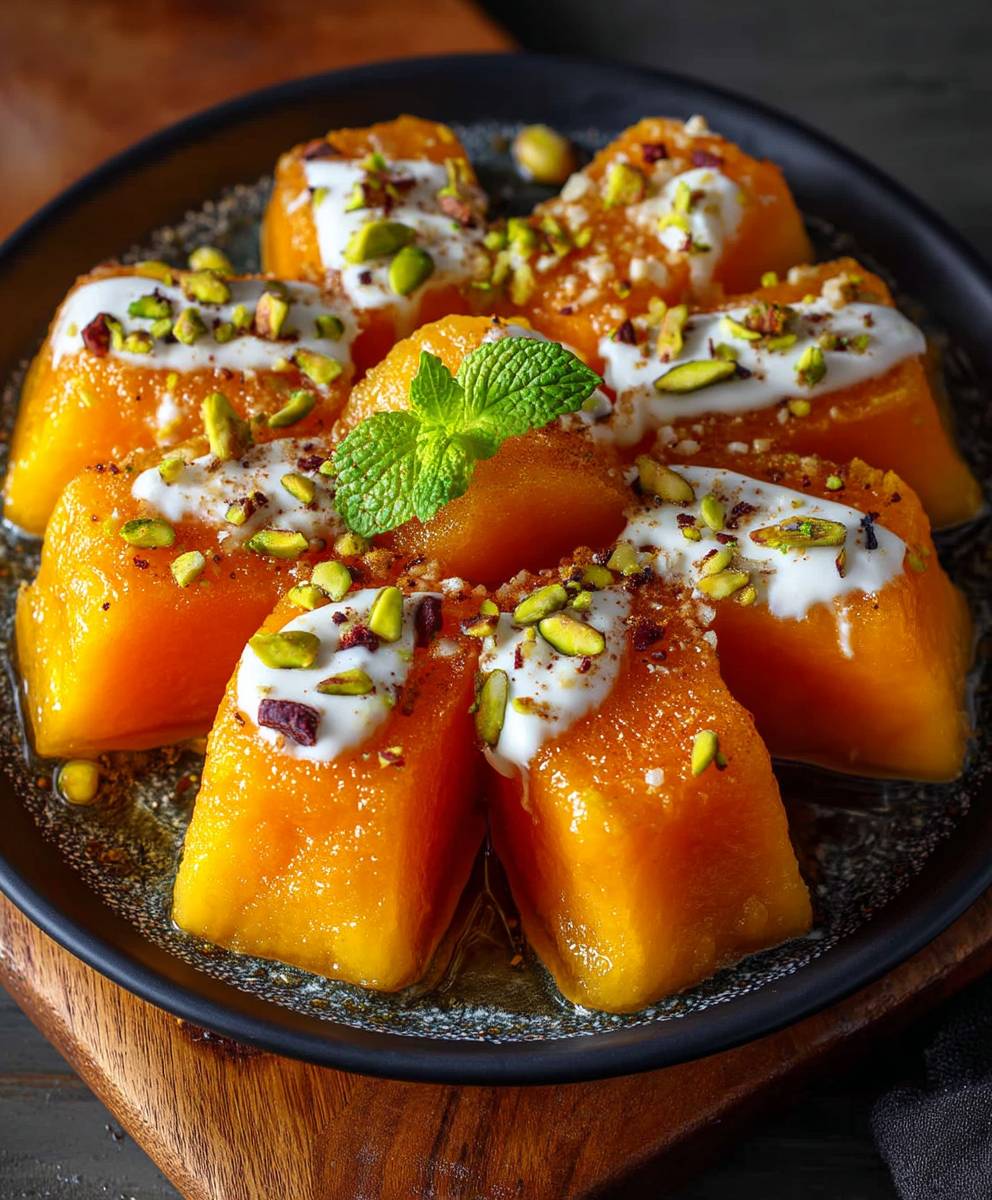 Turkish pumpkin dessert