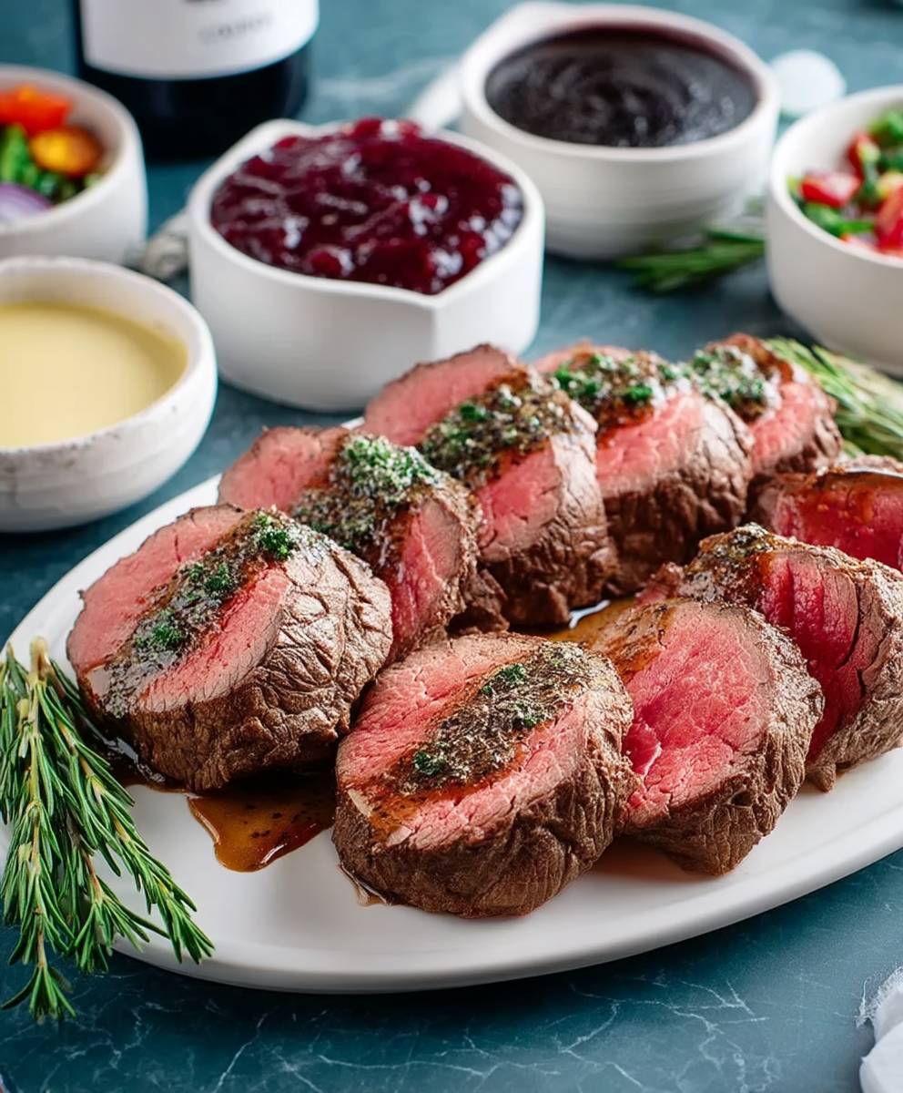 Beef Tenderloin Sauce Board