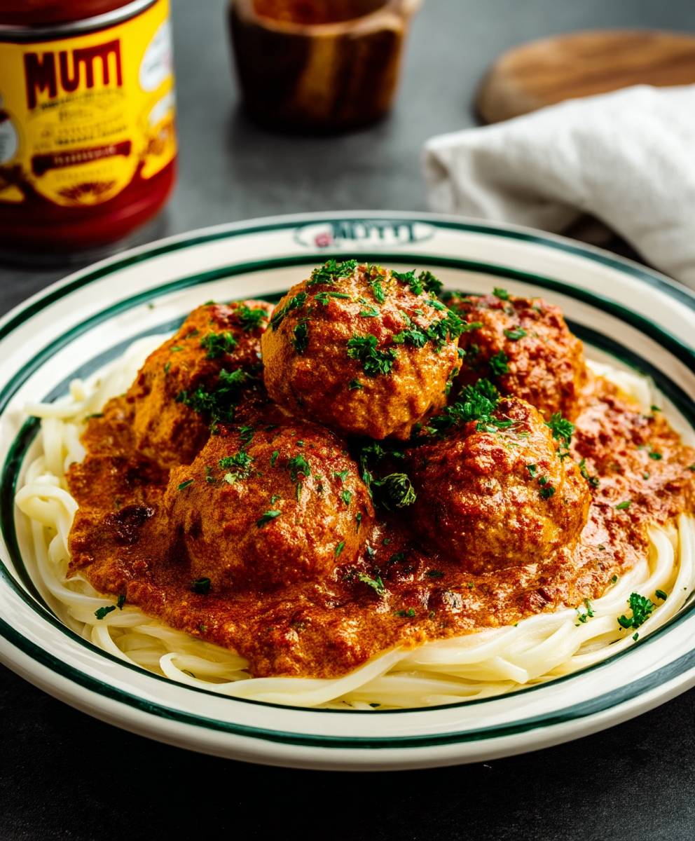 Butter chicken meatballs