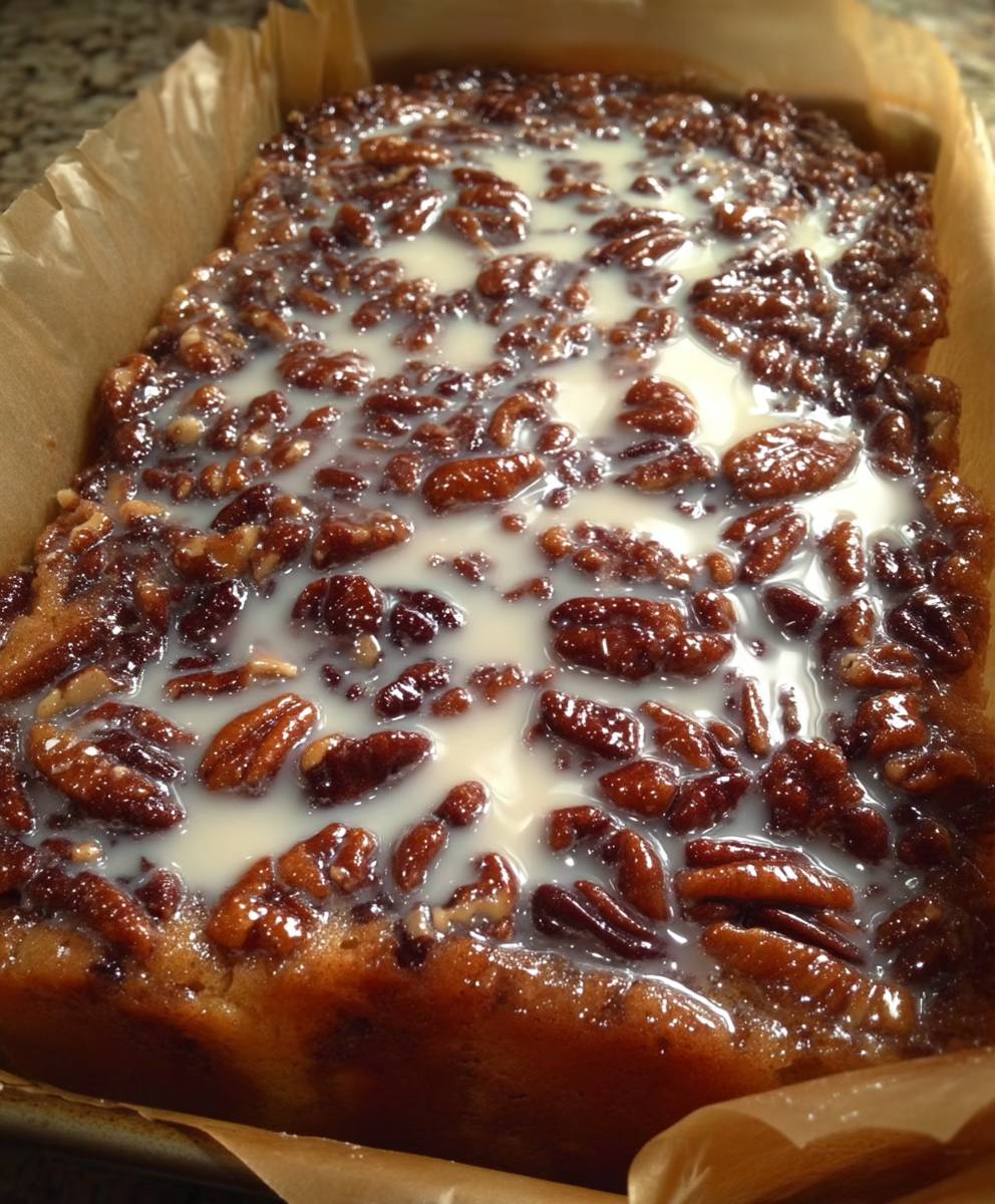 Cinnamon Bun Pecan Pie