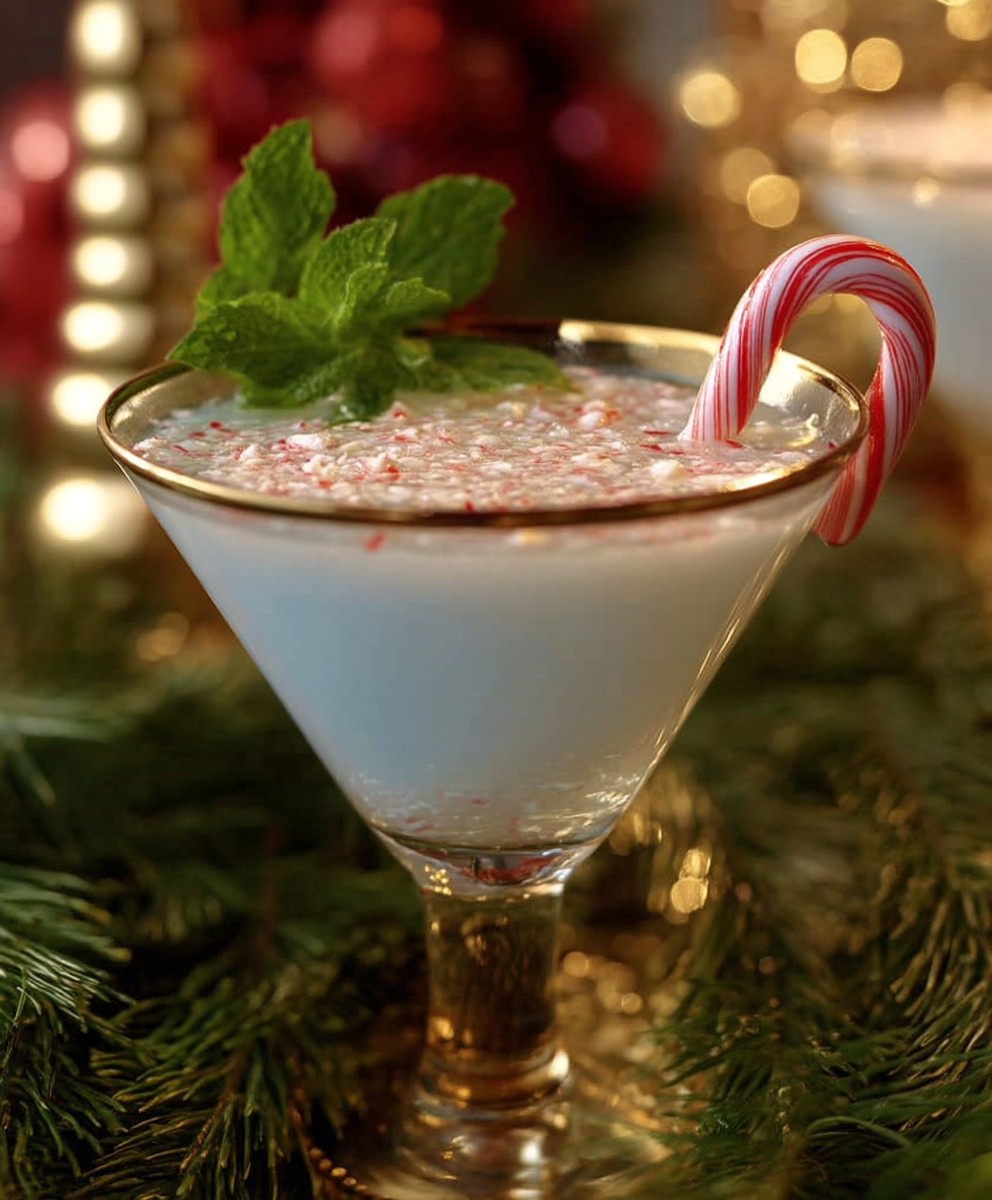 Peppermint Martini Cocktail