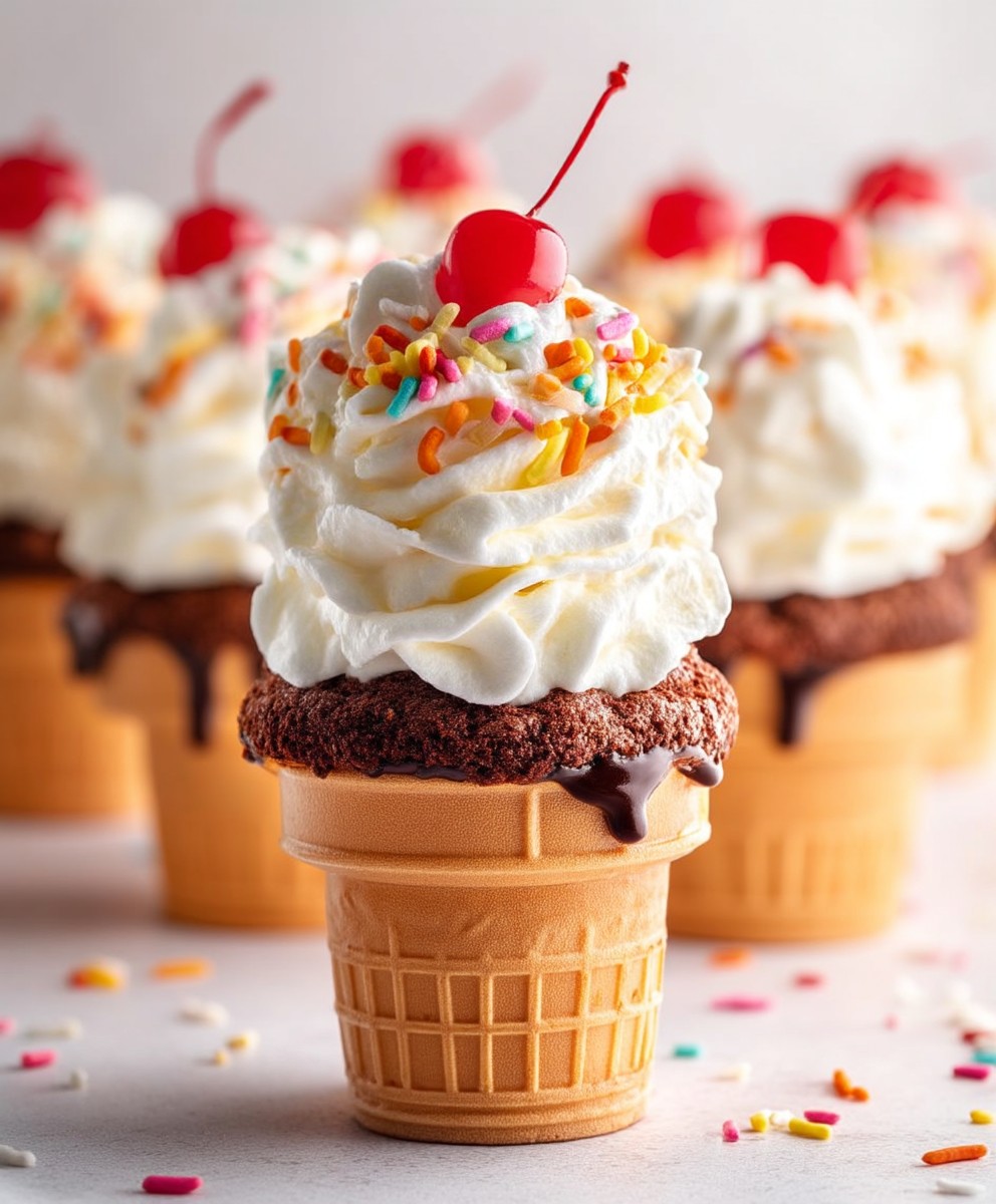 Ice Cream Cone Cupcakes