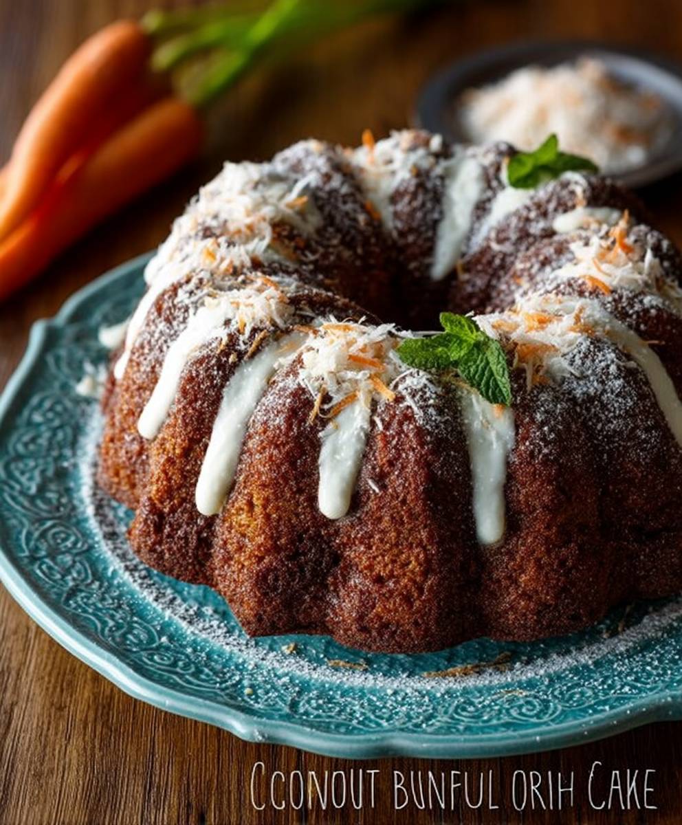 Coconut Flour Carrot Cake