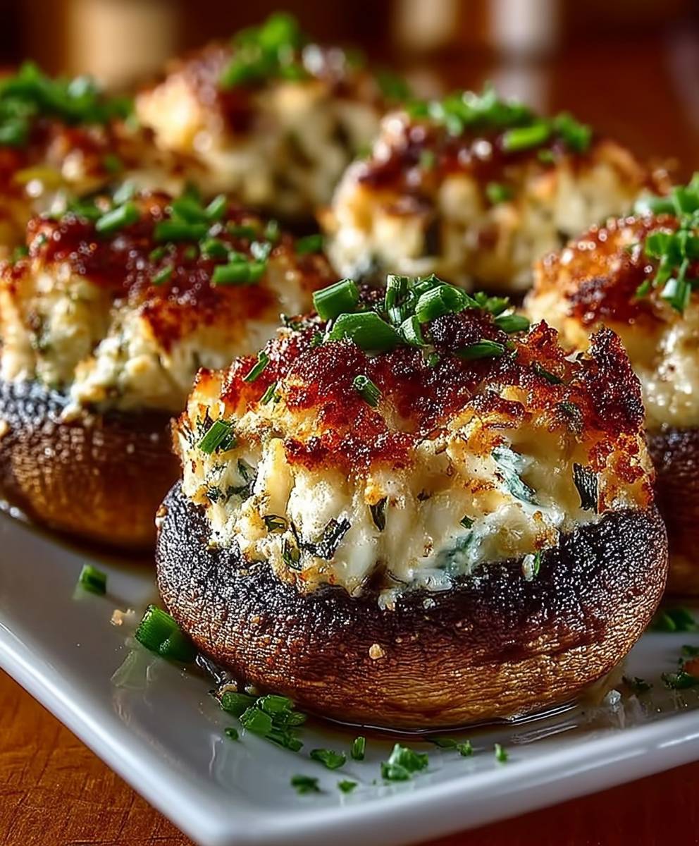 Crab Stuffed Mushrooms