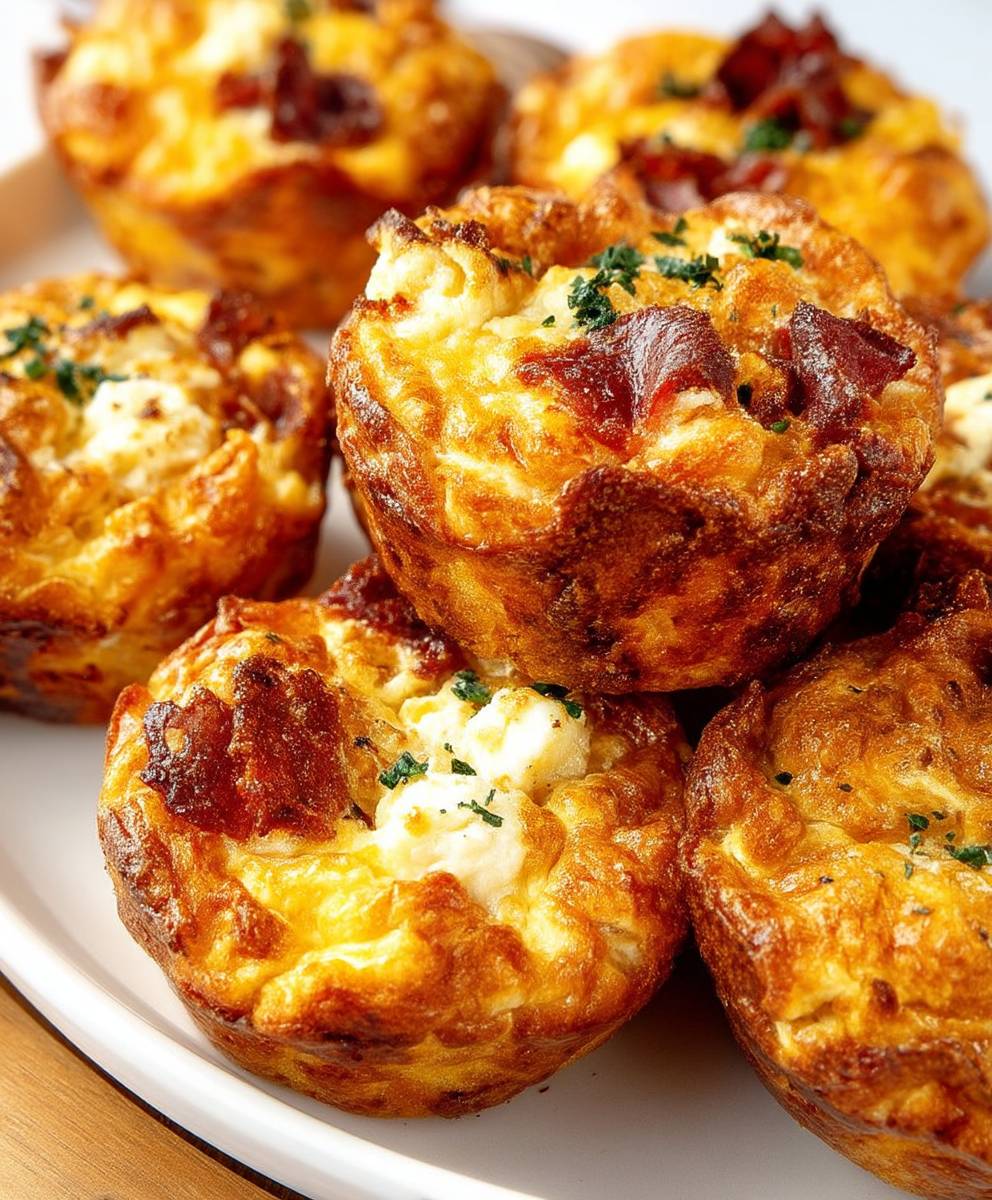 High Protein Pizza Muffins